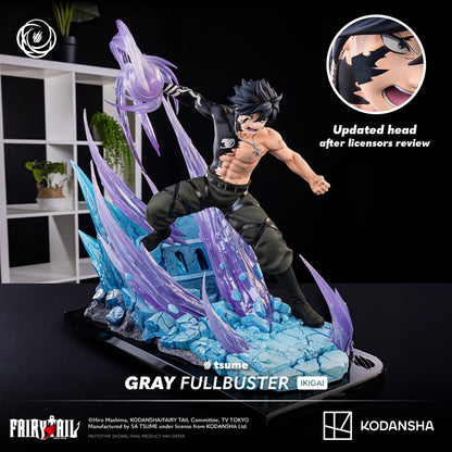 Fairy Tail: Gray Fullbuster – Ikigai Statue – 1/6 Scale – ca. 37 cm