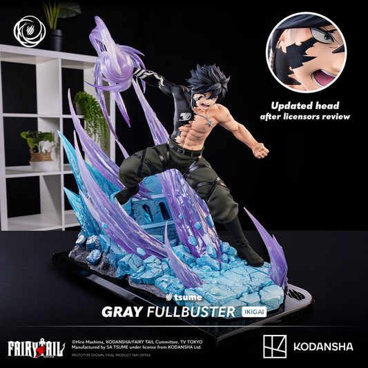 Fairy Tail: Gray Fullbuster – Ikigai Statue – 1/6 Scale – ca. 37 cm