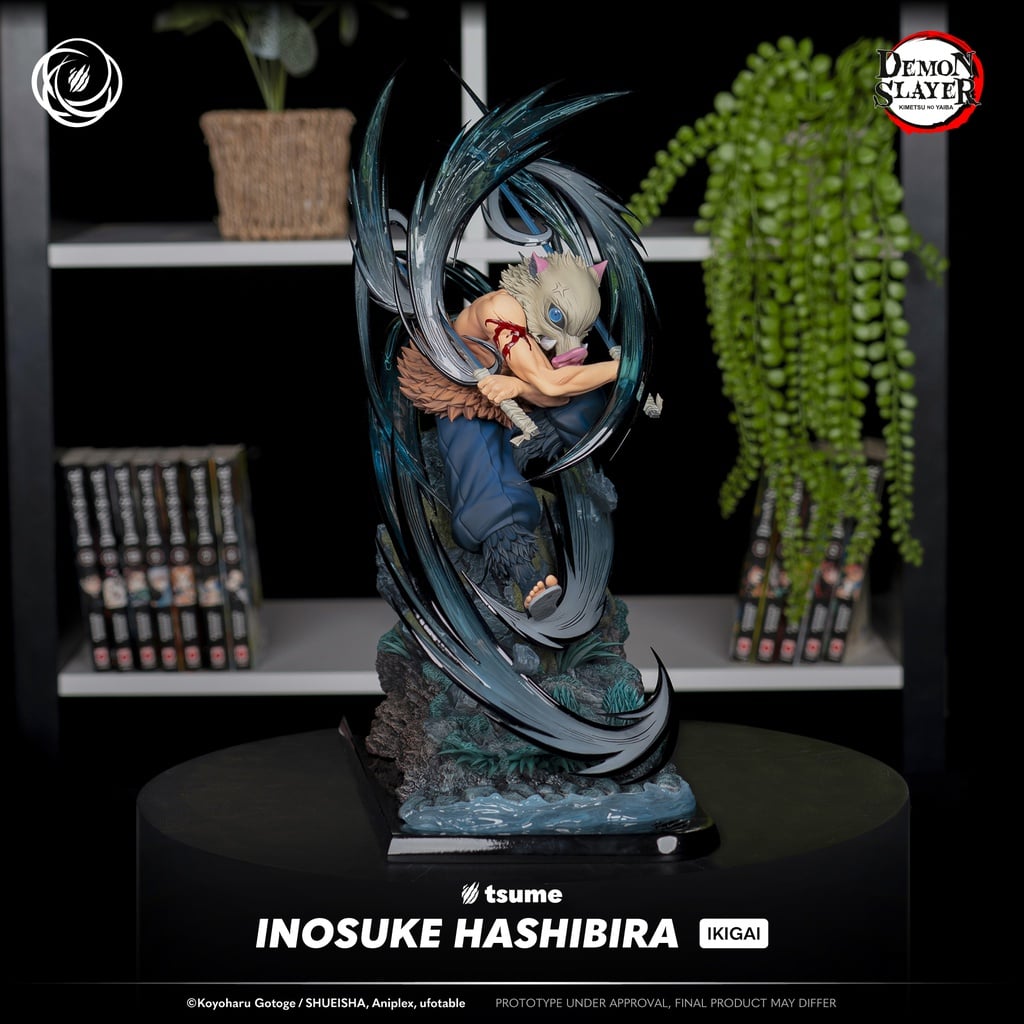 Demon Slayer: Inosuke Hashibira – 1/6 Statue – ca. 42 cm (Vorbestellung)