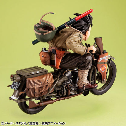 DRAGON BALL Z: Son Goku & Bike - Statue Desktop Real McCoy 18cm