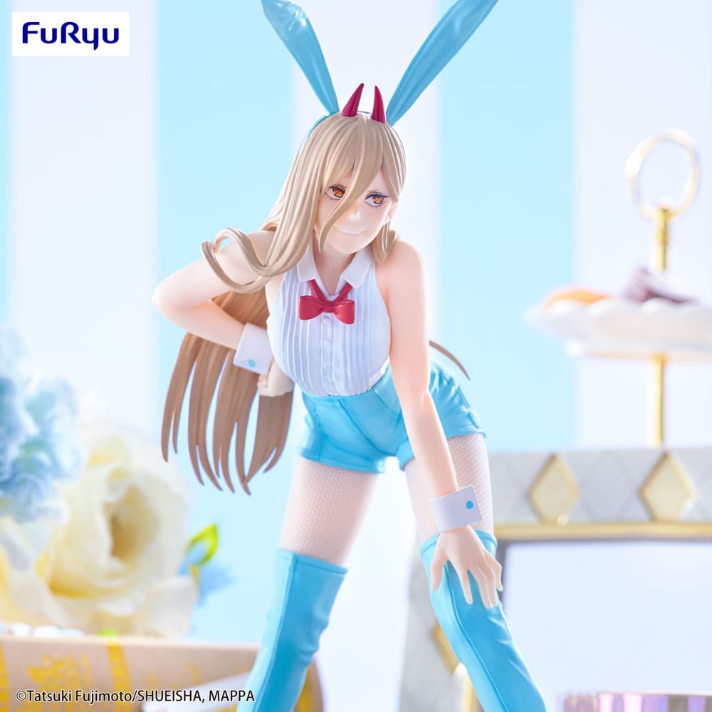 CHAINSAW MAN: BiCute Bunnies Power Light Blue - Statue 25cm
