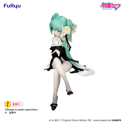 HATSUNE MIKU - Flower Fairy White Rose - Statue Noodle Stopper 14cm
