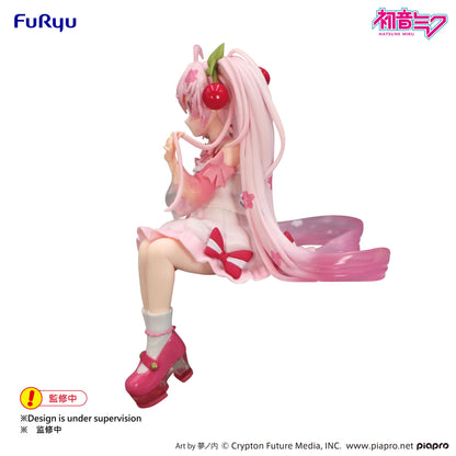 HATSUNE MIKU - Sakura Miku 2025 "Wink" - Statue Noodle Stopper 14cm