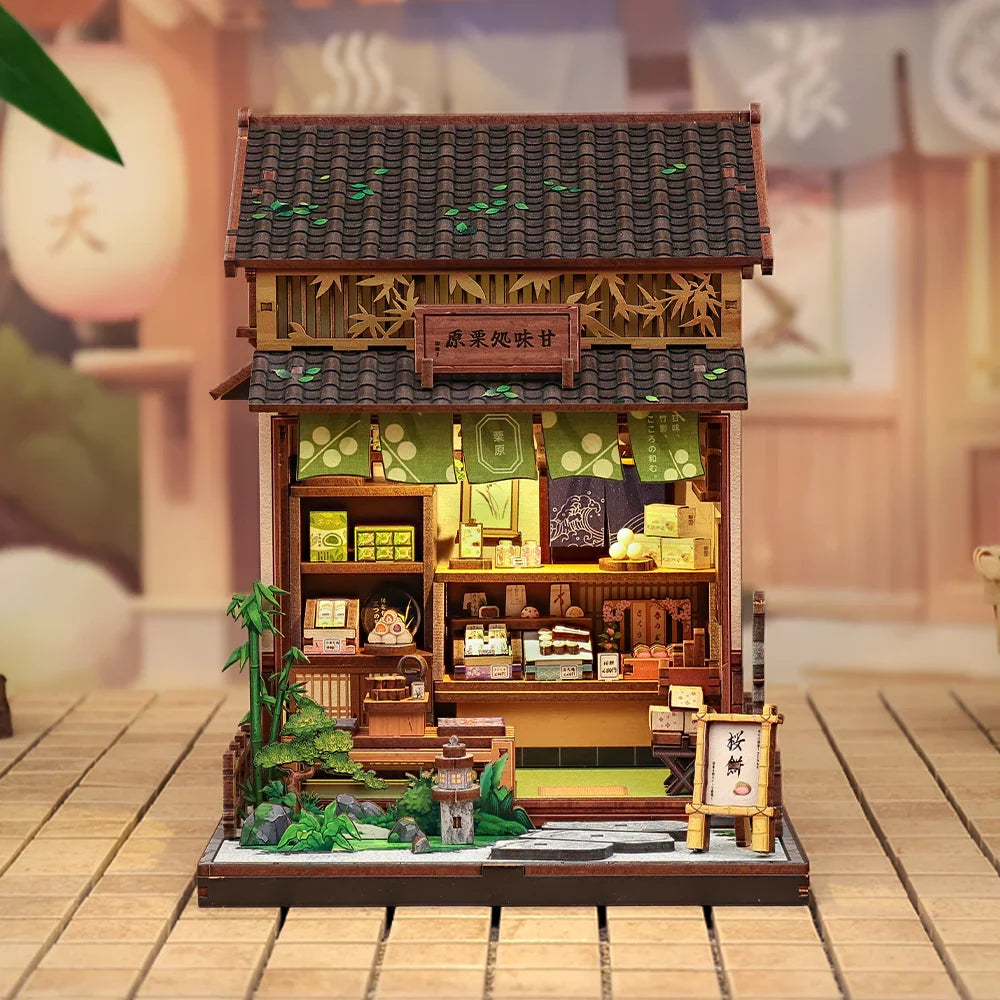 Miniature House – DIY „Kammi-Dokoro Kurihara“ mit LED-Beleuchtung (227 Teile)