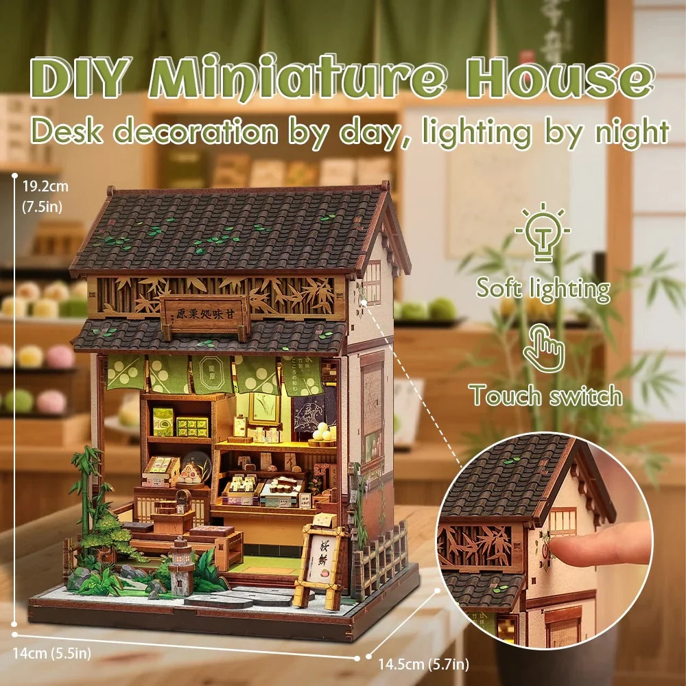 Miniature House – DIY „Kammi-Dokoro Kurihara“ mit LED-Beleuchtung (227 Teile)