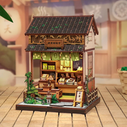 Miniature House – DIY „Kammi-Dokoro Kurihara“ mit LED-Beleuchtung (227 Teile)