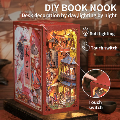 Book Nook Kit – DIY „The Legend of Mulan“ mit LED-Beleuchtung (298 Teile)