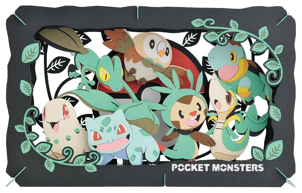 Paper Theater: Pokemon - Type: Grass