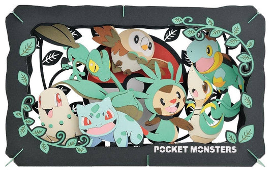 Paper Theater: Pokemon - Type: Grass