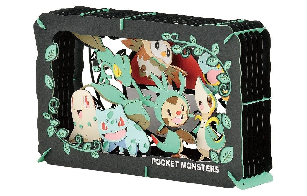 Paper Theater: Pokemon - Type: Grass