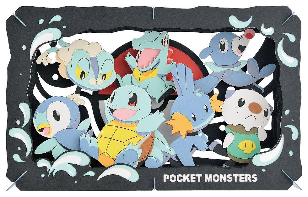 Paper Theater: Pokemon - Type: Water