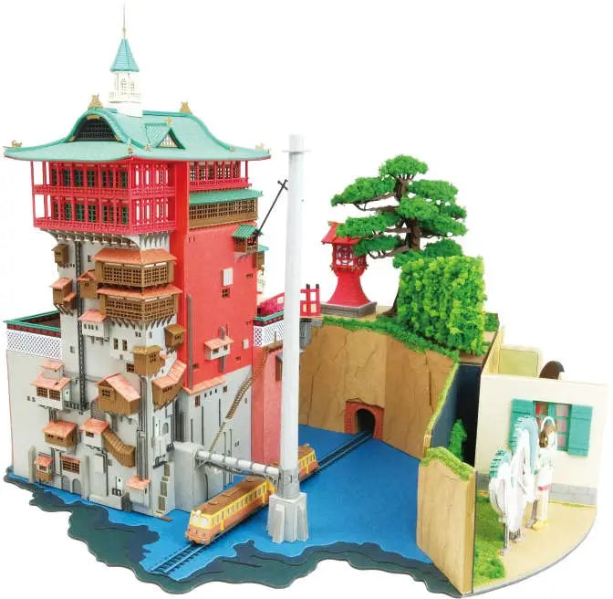 Spirited Away: Badehaus (Non-Scale) - Paper Diorama Kit