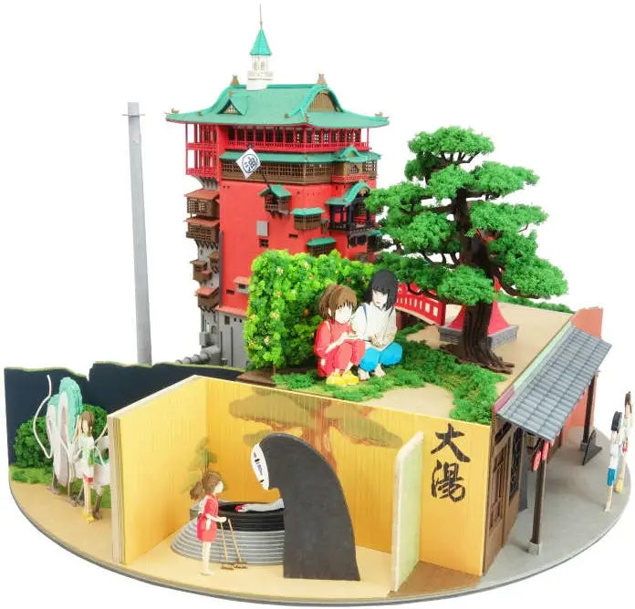 Spirited Away: Badehaus (Non-Scale) - Paper Diorama Kit