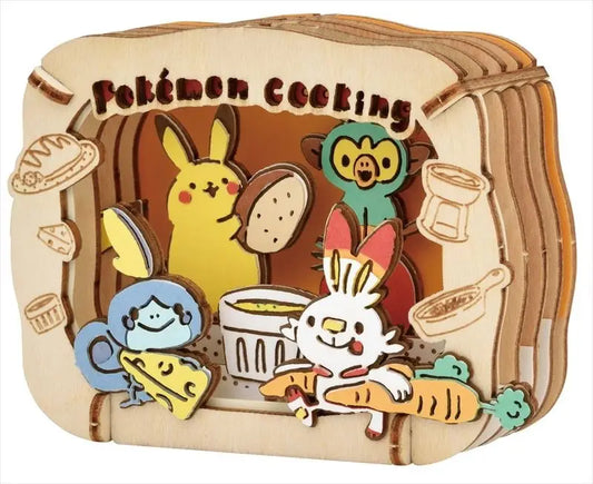 Pokemon: Paper Theater -Wood style- PT-W18 Pokemon Cooking