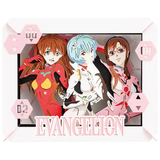 Evangelion: PAPER THEATER PT-155X Rei, Asuka, Mari [Renewal]