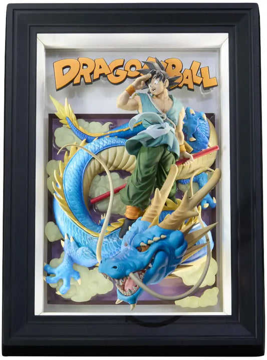 Dragon Ball: Son Goku & Dragon – 3D Wall Art – Tamashii Art - ca. 27 cm