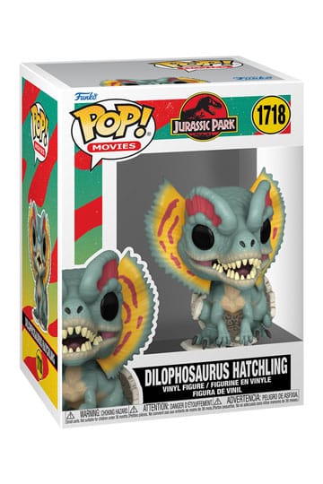 Jurassic Park Hatchling POP! Movies Vinyl Figur Dilophosaurus 9 cm