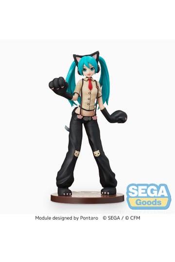 Hatsune Miku: Project DIVA Arcade Future Tone SPM Kitty Cat 23 cm