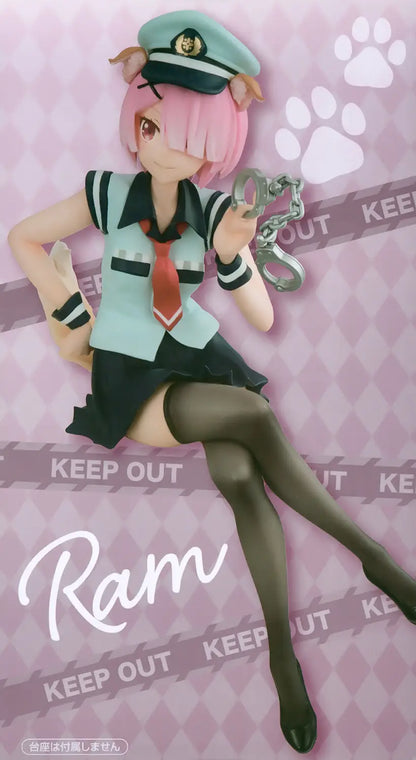 Re:Zero Starting Life in Another World Noodle Stopper Figure Ram Inumimi Police