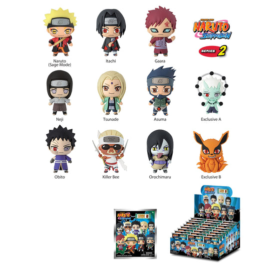 Naruto Shippuden: PVC-Taschenanhänger - Blind Bag