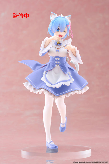 Re:Zero Starting Life in Another World Coreful PVC Statue Rem Cat Maid Ver. Renewal 18 cm
