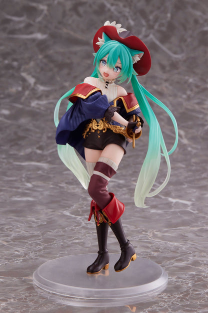 Hatsune Miku PVC Statue Hatsune Miku Wonderland Puss in Boots 18 cm (with bonus Mikrofasertuch)