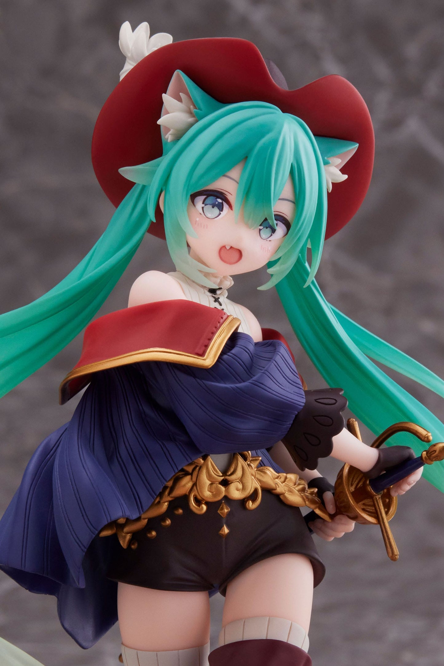 Hatsune Miku PVC Statue Hatsune Miku Wonderland Puss in Boots 18 cm (with bonus Mikrofasertuch)