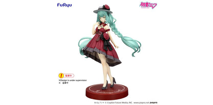 HATSUNE MIKU - Miku "Outing Dress Red" - Statue Trio-Try-It 19cm