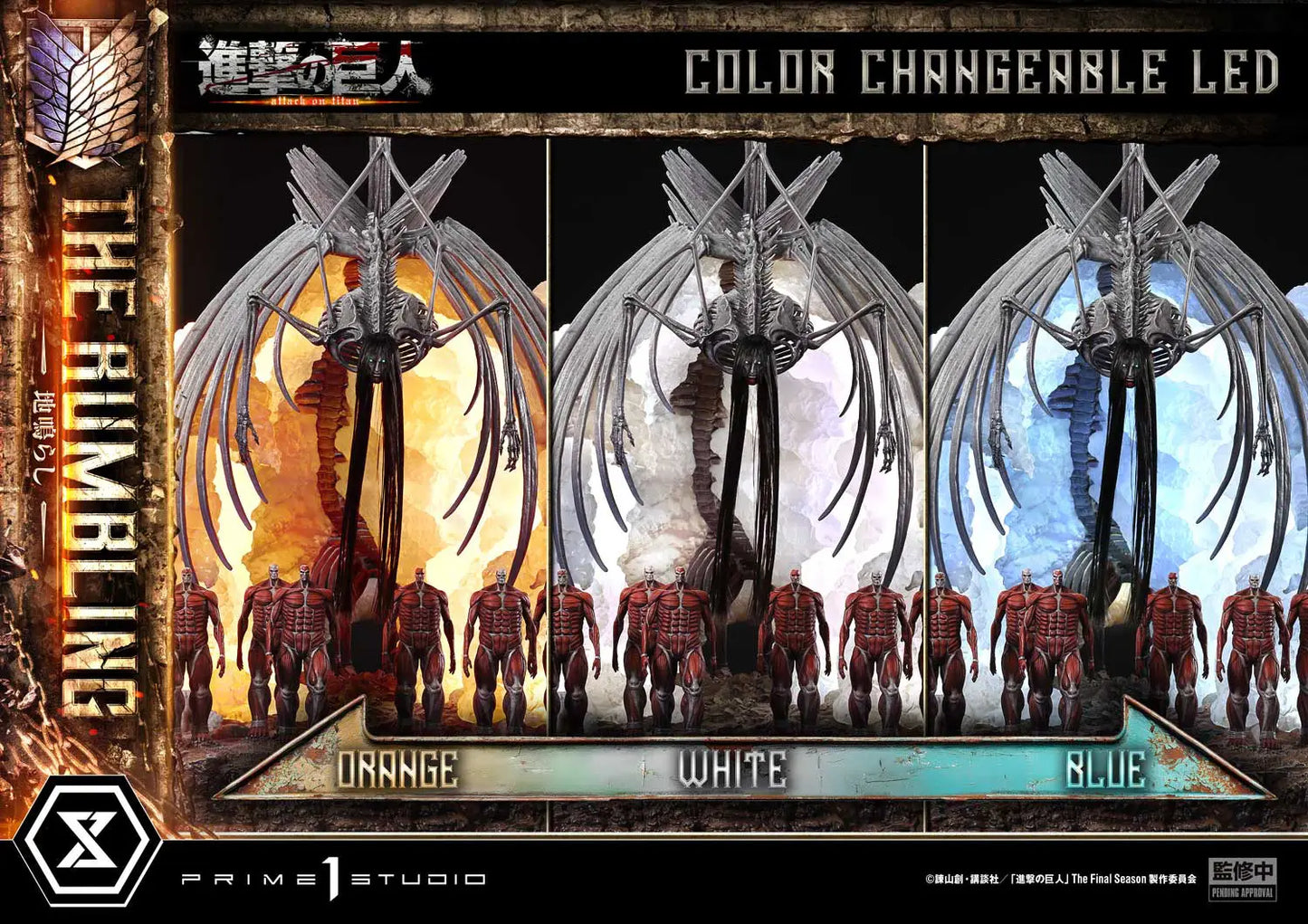 Attack on Titan: Ultimate Diorama Masterline – The Rumbling – Prime 1 Studio