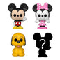 Disney Bitty POP! Vinyl Figuren 4er-Pack Mickey 2,5 cm