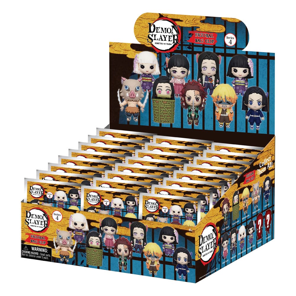 Demon Slayer: Kimetsu no Yaiba 3D PVC-Taschenanhänger Series 4